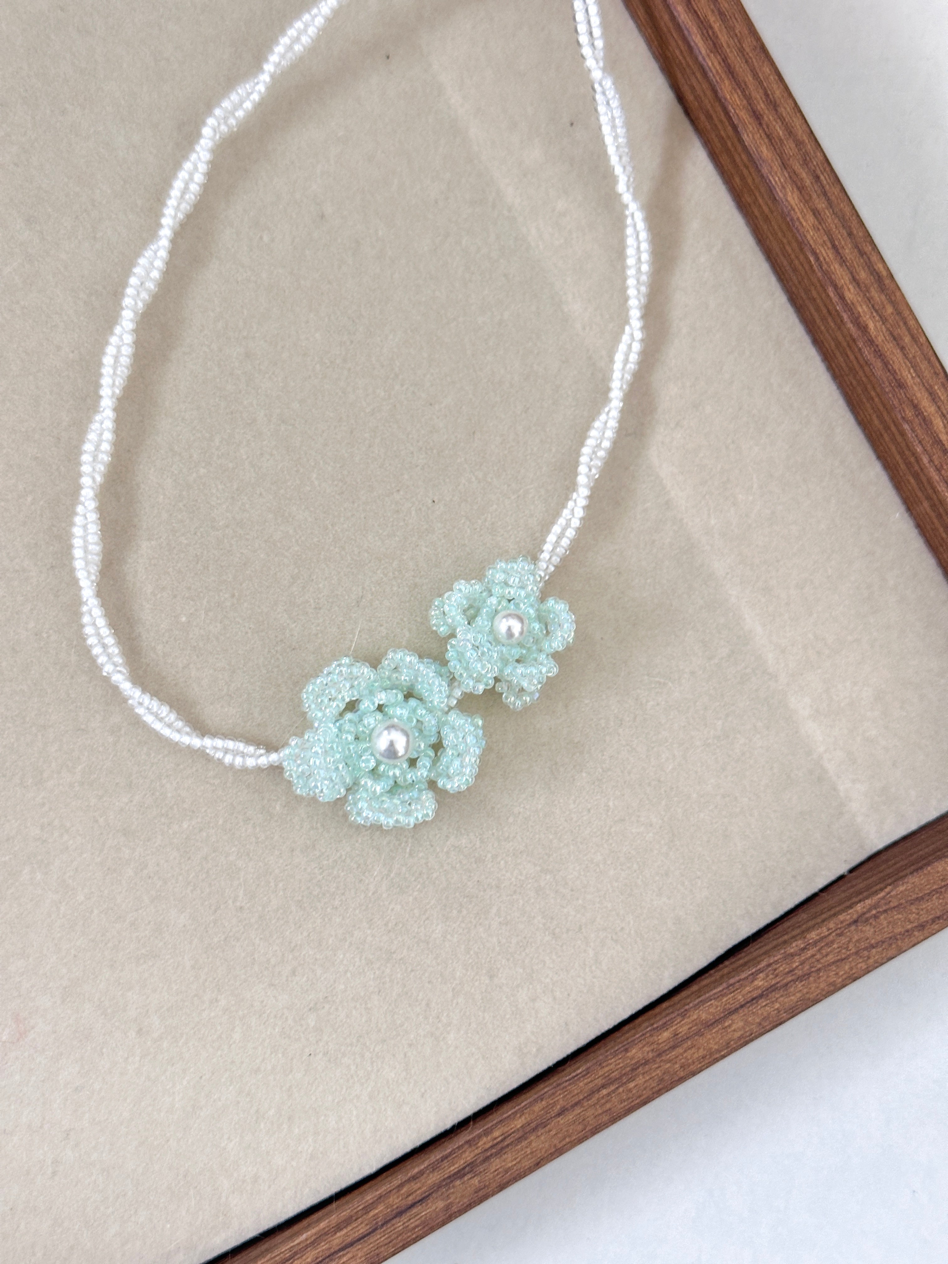 “Lucky flower” Pearl Necklace