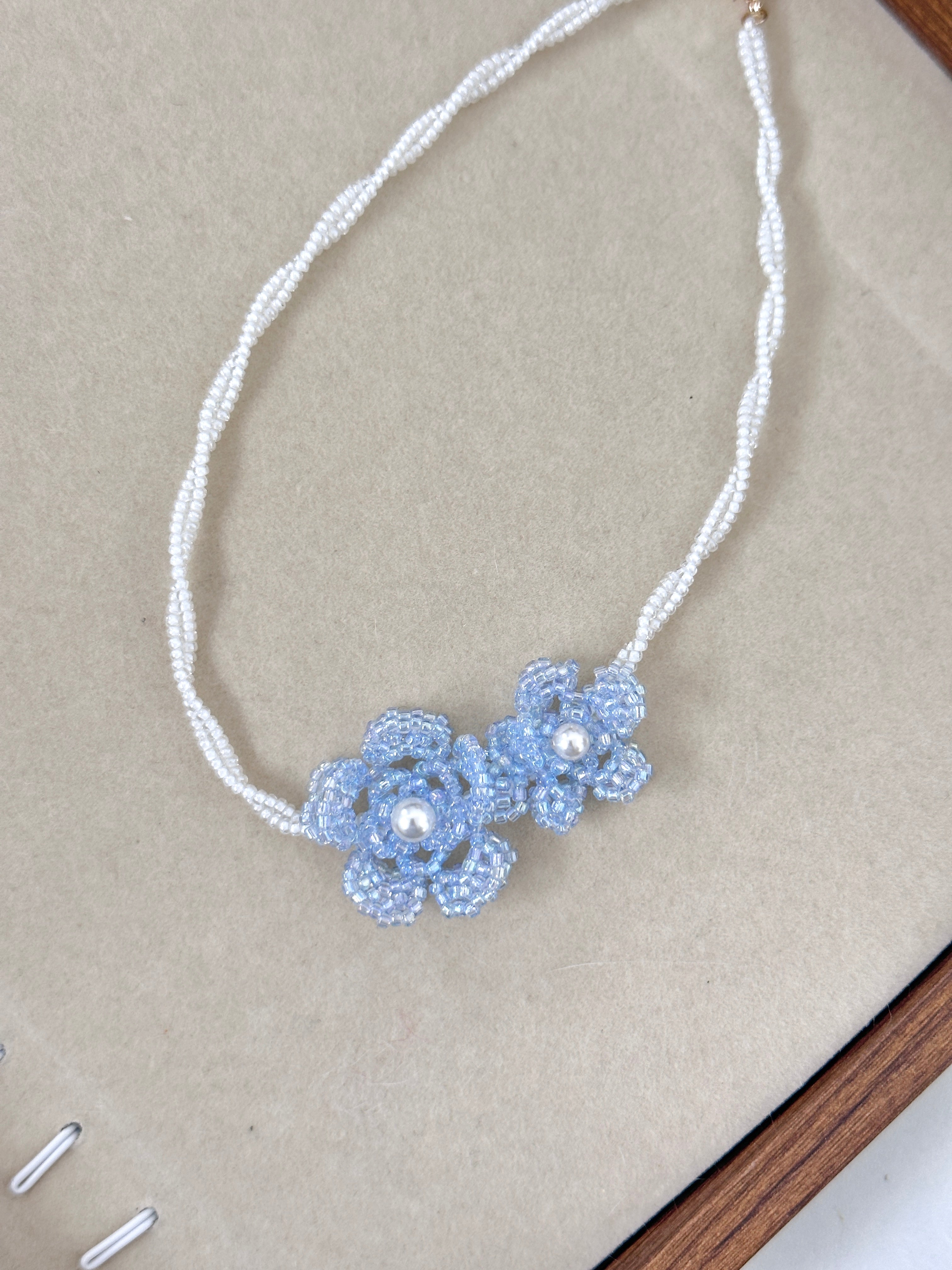 “Lucky flower” Pearl Necklace